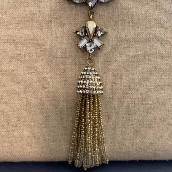 Baublebar Long Gold Gem Tassle Necklace - Picture 4 of 6